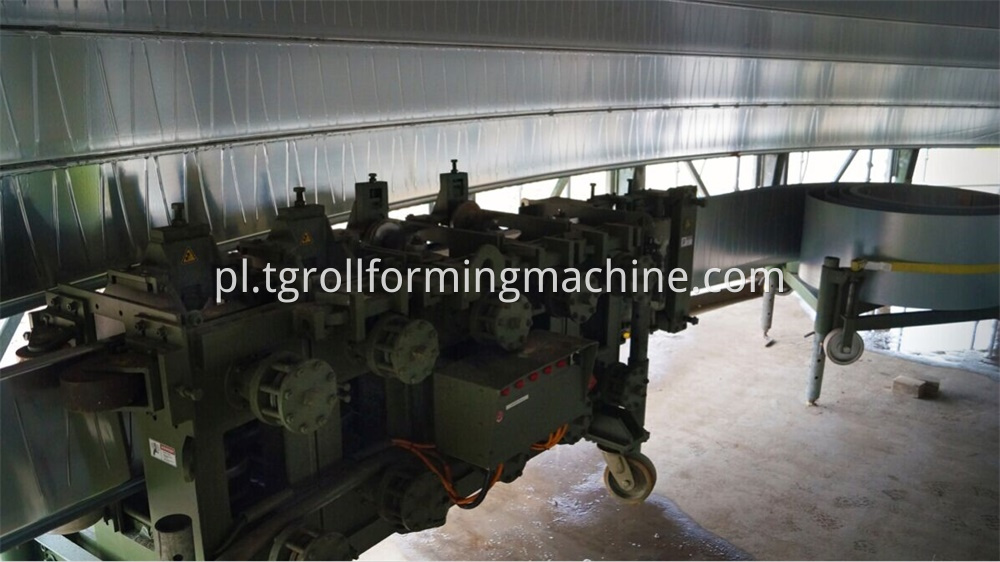 Steel Spiral Grain Bin Silo Machine